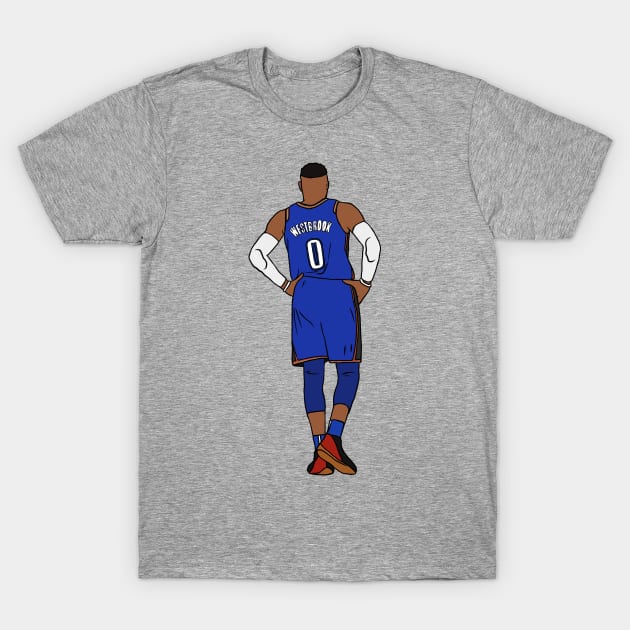 Russell Westbrook Back-To T-Shirt by rattraptees